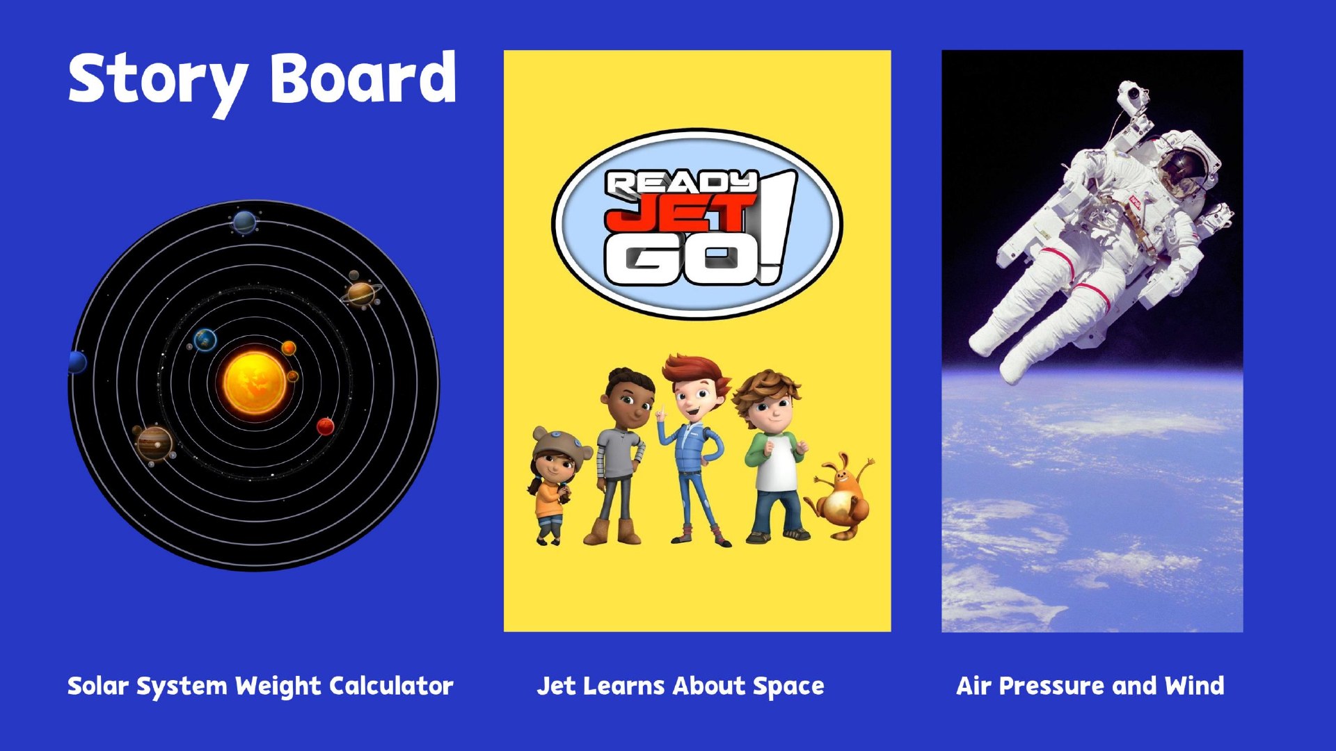 Ready Jet Go! original presentation, slide 4 of 13