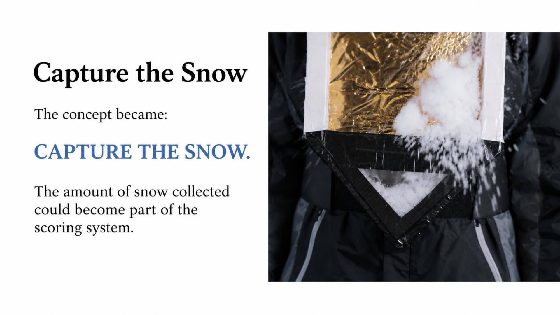 Snowball League original presentation, slide 6 of 22